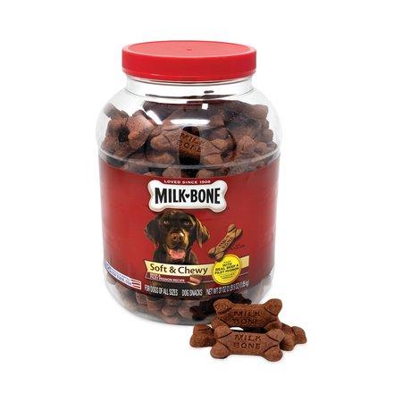 Milk-Bone Soft and Chewy Beef Dog Treats, 2 lb, 5 oz Tub 50962